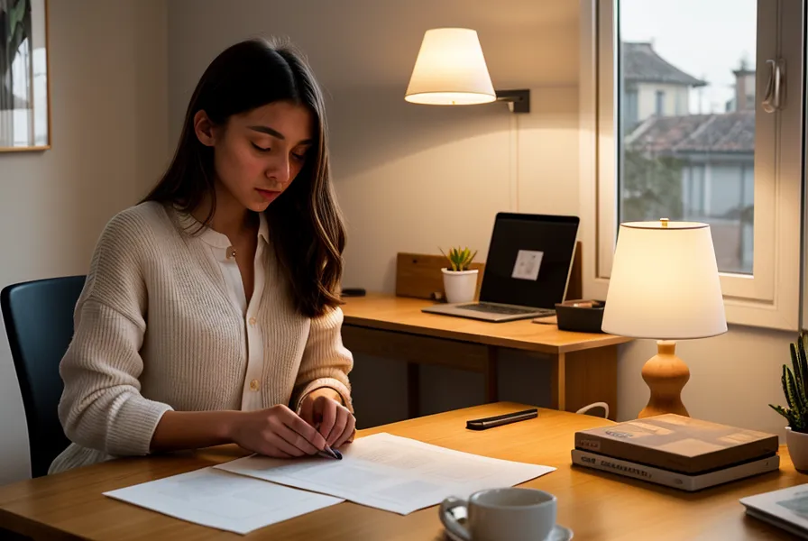 Boîtes d'archives de documents professionnels empilées dans un bureau de freelance en France