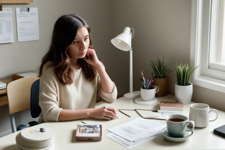 Gestion quotidienne d'une SASU : outil de gestion administrative sur le bureau d'une graphiste indépendante